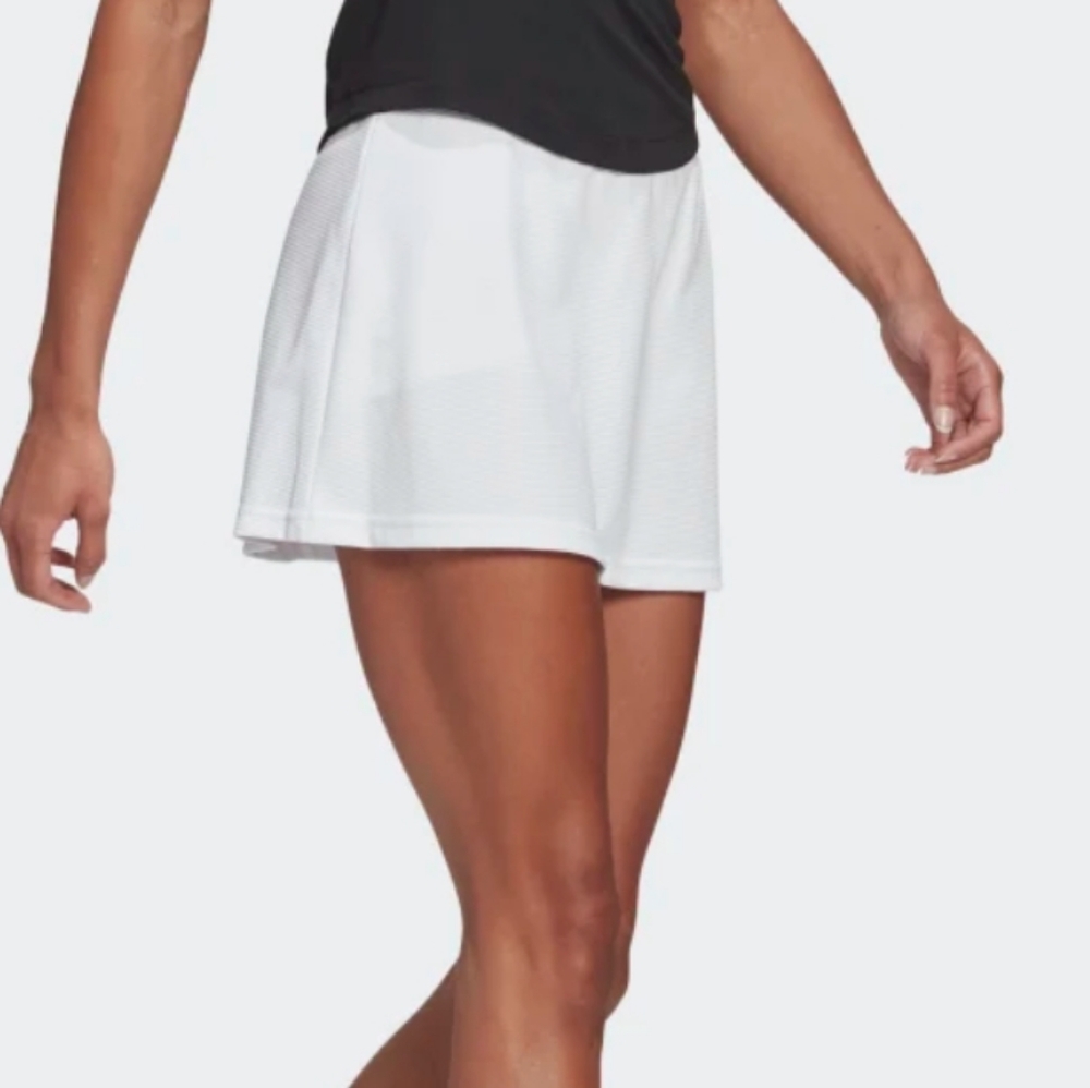 Adidas white G Club girls tennis skirt skort